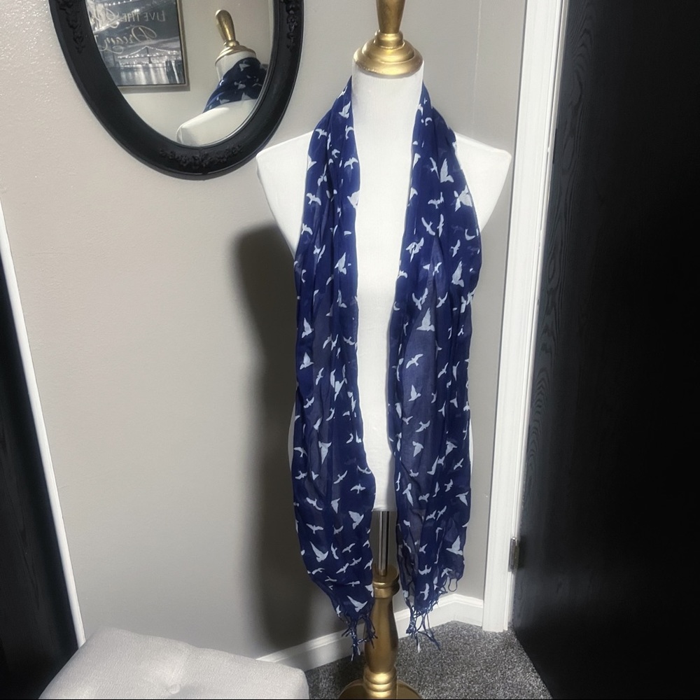 Navy Scarf